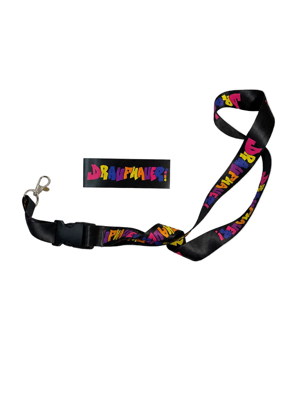 Lanyard mit Draufhauer in Bunt